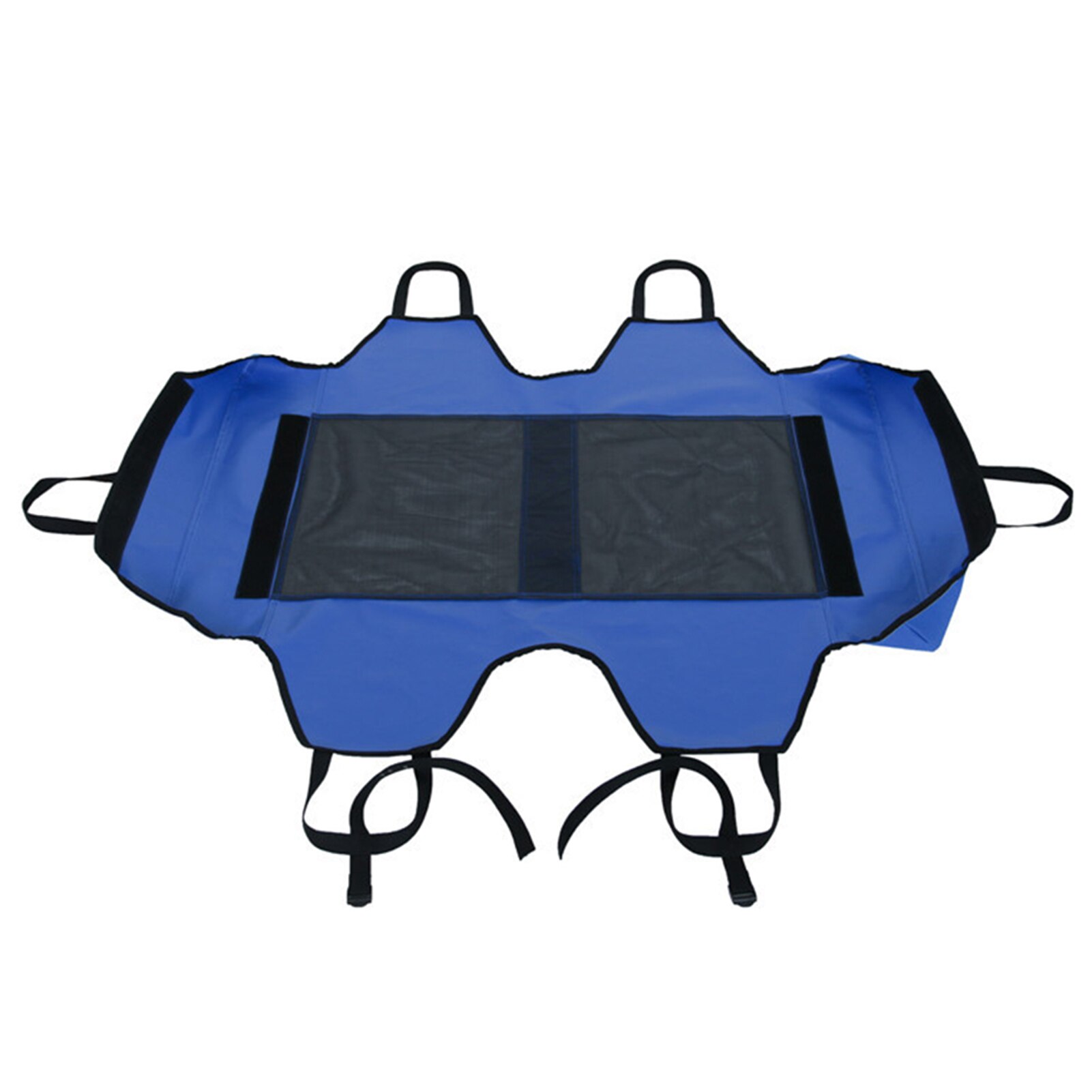 Opvouwbaar bed voor huisdieren, binnen, wasbaar, kampeerhuis, hond, kat, vervangende onderdelen, draagbaar, ademend, oxford-doek, buiten, zomer: Blauw / Ik