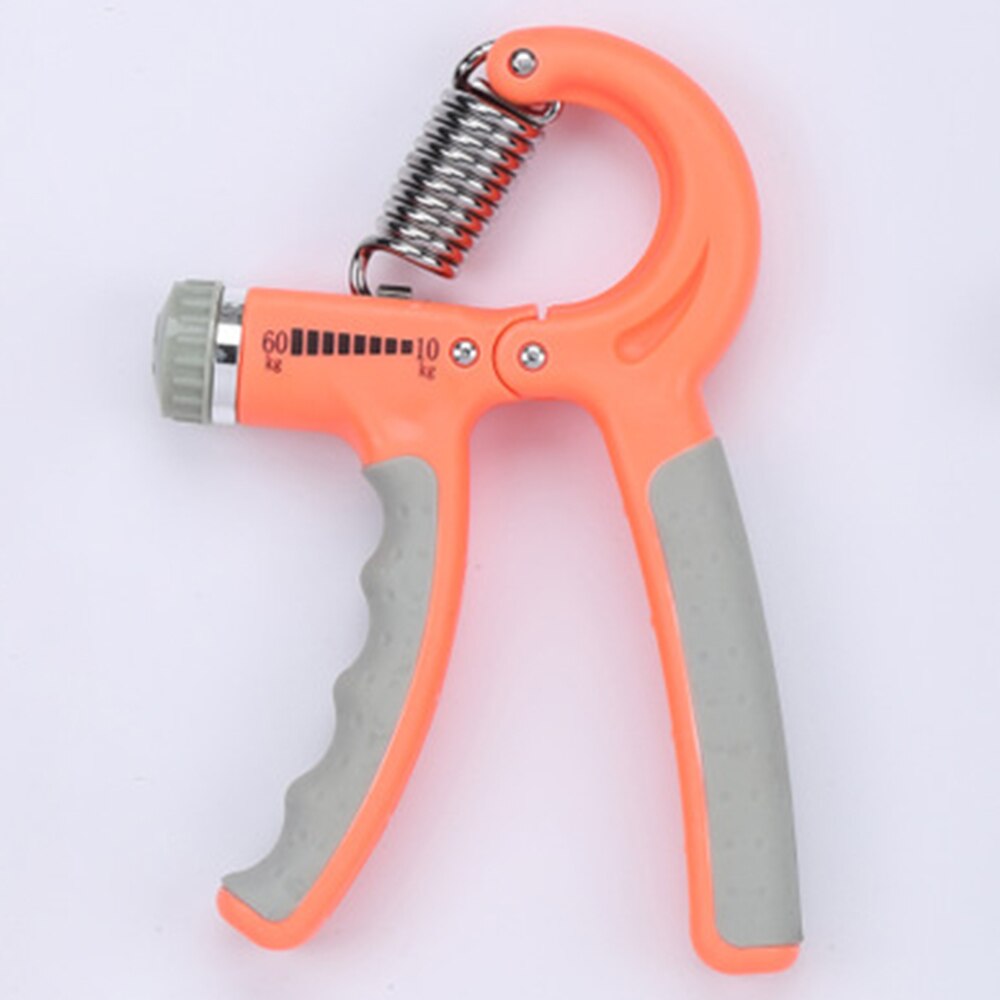 Gym Fitness Hand Grip Men Adjustable Finger Heavy Exerciser Strength for Muscle Recovery Hand strengthener Gripper Trainer: Brown