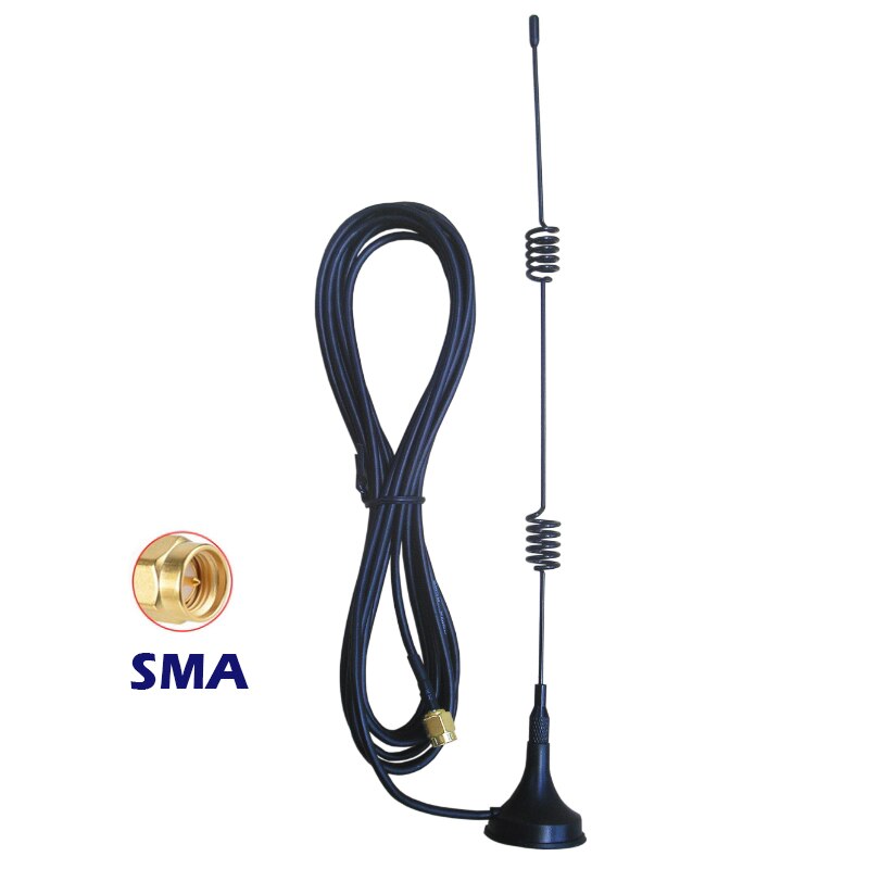 CERXUS 2.4GHz wifi Antenna 7dbi Removable Magnetic Base 3 meter RG174 Cable with SMA Connector for hotspot router modem repeater