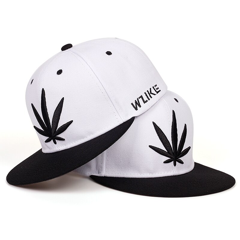 Chapeau d'été brodé à la , ombre à eaves, casquette de baseball unisexe, hip hop, sport, ajustable: black white