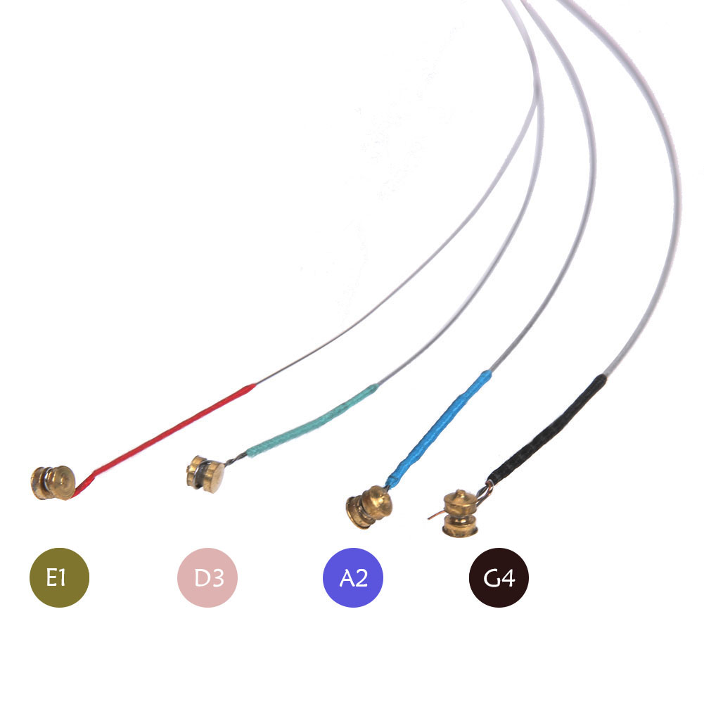 Cuerda de violín , cuerdas de acero para violín, piezas de instrumentos musicales con núcleo de E-A-D-G, accesorios de violín de aluminio