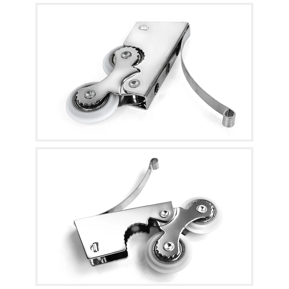 Schuifdeur Roller Dubbele Wiel Garderobe Deur Katrol Roller Stille Schuifwiel Katrol Kast Schuifwiel Hardware