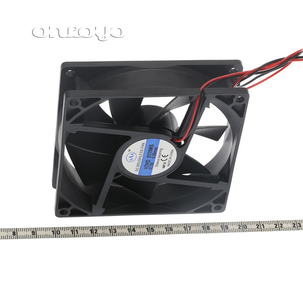 Computer Embroidery Machine Accessories Fan 9*9 12V Fan 9x9 Thickness 2.5cm