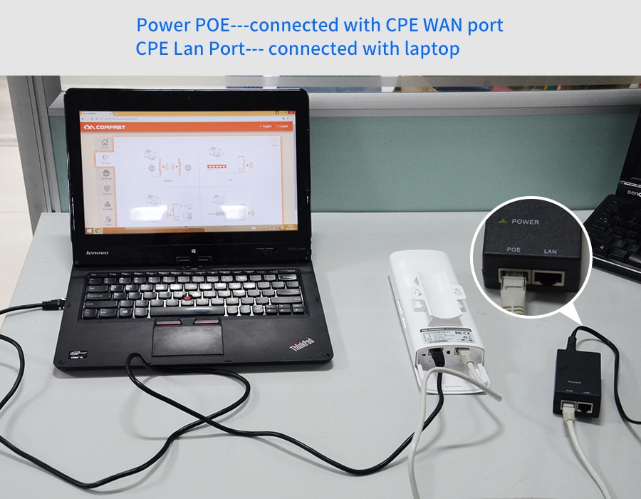 300-900Mbps Long Distance Wi-Fi Outdoor Router Bridge 48V PoE High Gain 5KM Wireless CPE for IP Camera Outside WiFi transmission