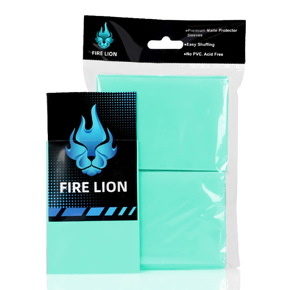 62x89mm 100PCS/Set Solid Matte Trading Card Sleeves Top Loading Japanese Size Card Protector for YGO