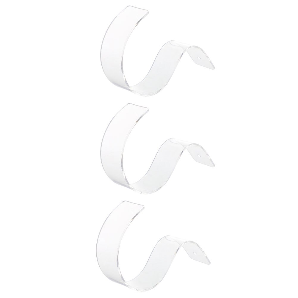 3pcs Waist Belt Display Racks Acrylic Belt Storage Racks Belt Storage Holders