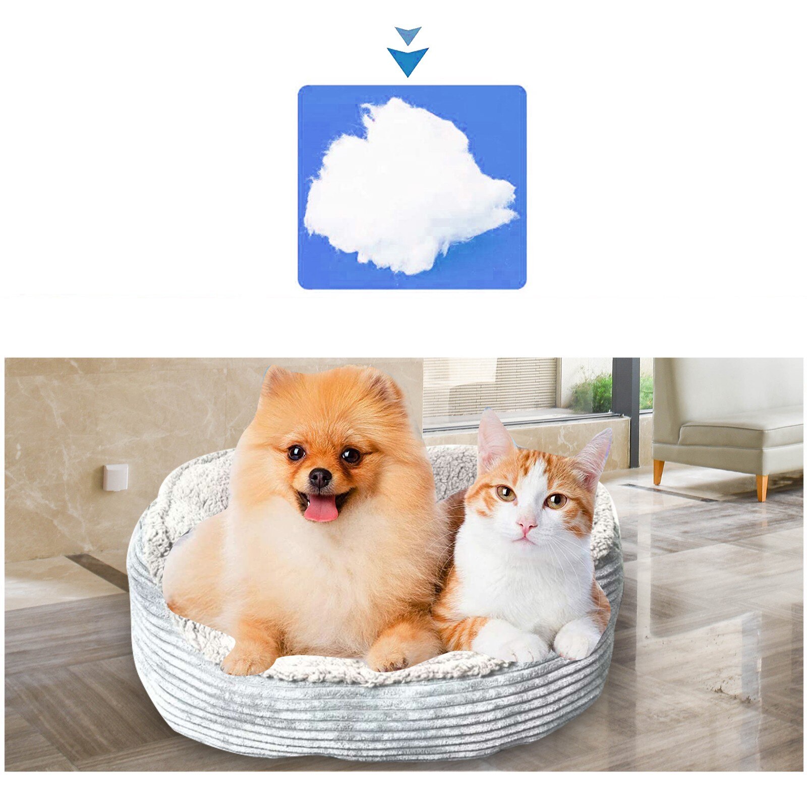 tipitent voor katten en honden, huisdierentent, tenten met pluche