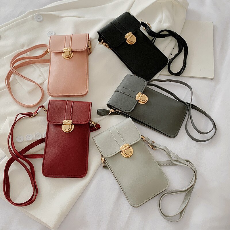 Women Wallet Cell Phone Wallet Big Card Holders Wallet Handbag Purse Clutch Messenger Shoulder Straps Bag