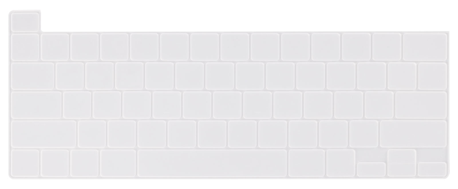 Us Layout Skin Voor Macbook Pro 13 M1 Chip A2338 Us Toetsenbord Cover Silicon Rainbow Waterdicht Pro 13 M1 a2338 Toetsenbord Film: US-Clear