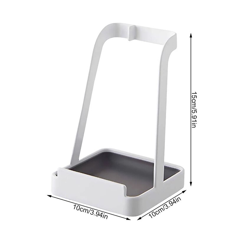 In Stock Kitchen Pot Cover Rack Kitchen Utensil Stand Pot Lid Shelf Cooking Storage Spoon Spatula Ladle Holder Cookbook Stand