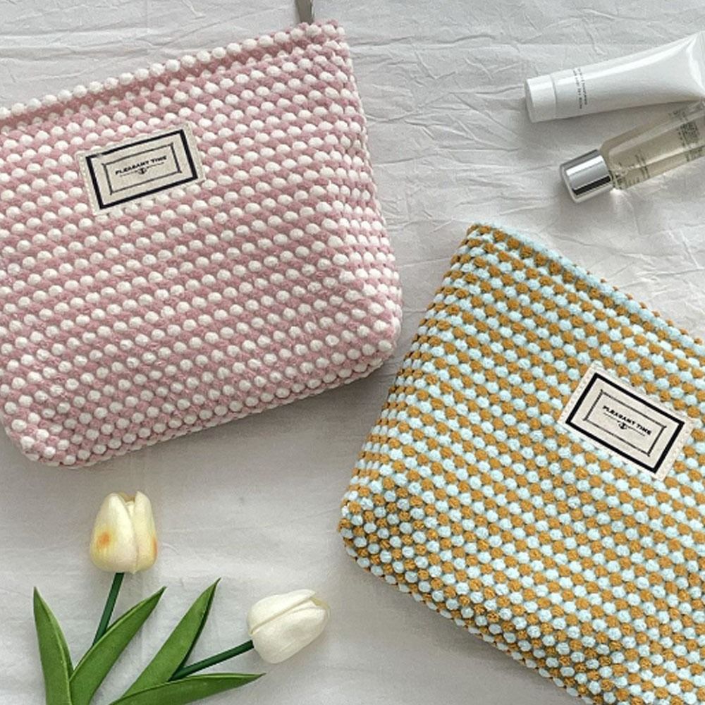 Handheld Waterproof Cosmetic Bag Portable Large-Capacity Makeup Case Multi-Functional Make Up Organizer Bathroom