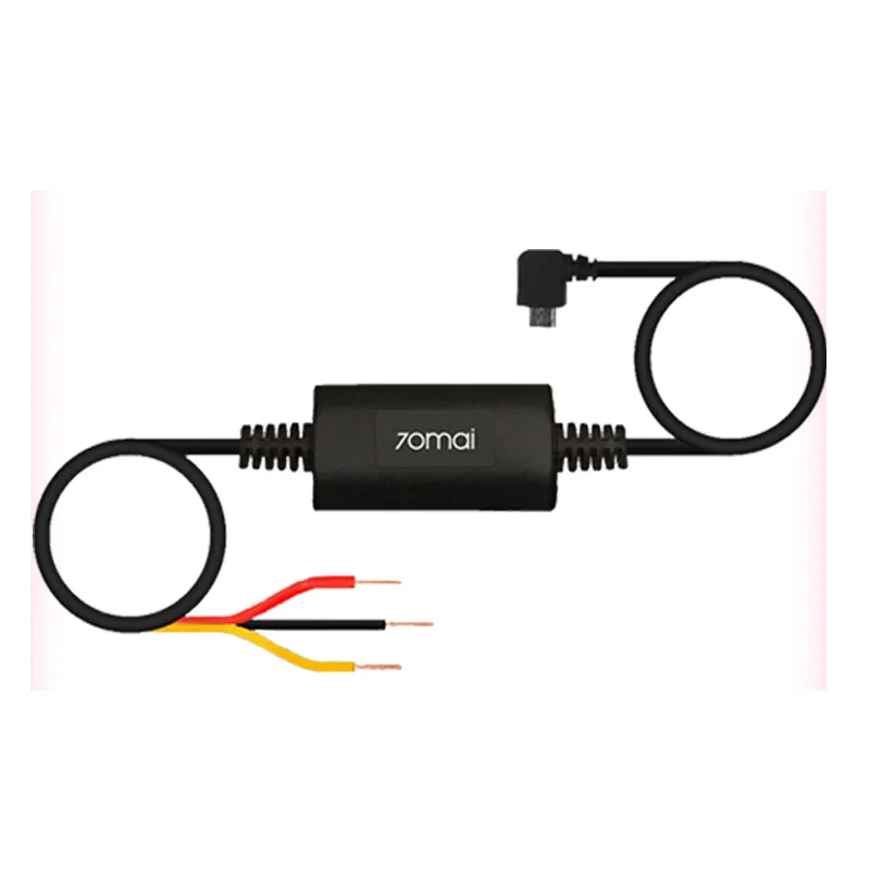 Xiaomi 70Mai Parkeerbewakingskabel voor 70mai 4K A800S WIDE PRO Plus A500 A500S Hardwire Kit voor 24H Parkeermonitor in de auto: WHITE