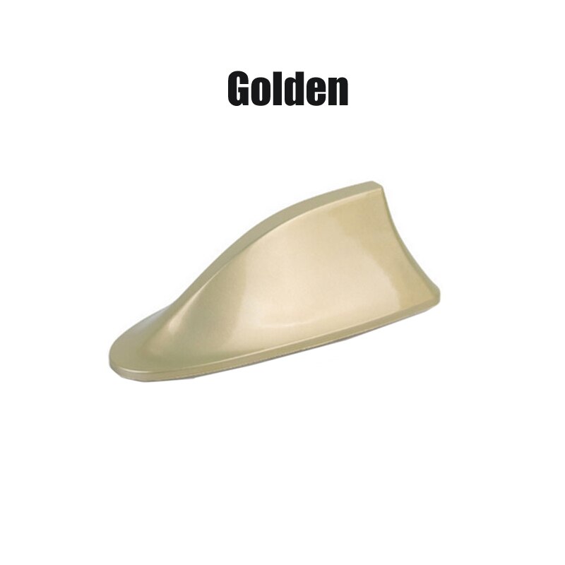 Car Shark Fin Antenna FM Radio Signal Plus For Toyota Corolla RAV4 Camry Prado Avensis Yaris Auris Hilux Prius Land Cruiser: Golden