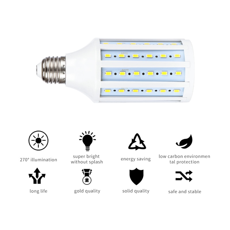 Photo Studio Softox Bulb Photography 5500K 3800K 20W LED Video Light Corn Lamp Light Bulb Daylight E27 Socket 16PCS