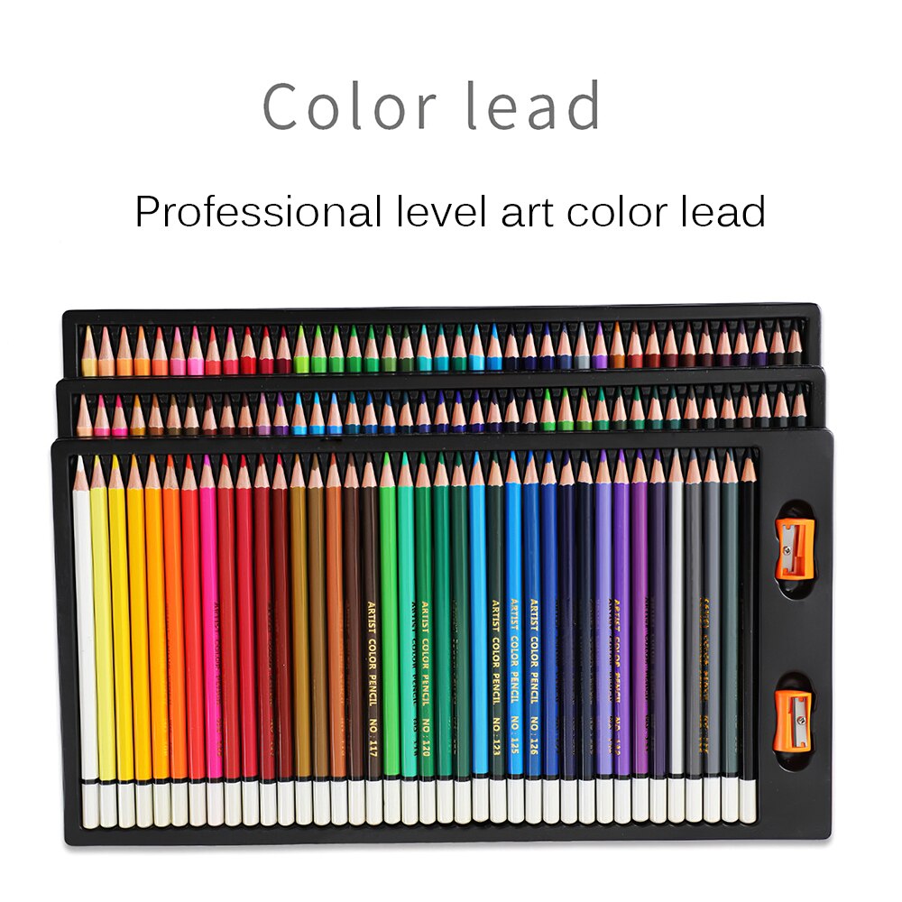 120 Kleur Professionele Olie Kleur Potloden Hout Zachte Aquarel Potlood Voor School Trekken Schets Art Supplies