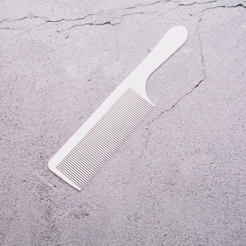 Peine de corte de pelo peine Antiestático de cabeza plana cepillo de corte de pelo herramientas de salón accesorios de peluquería: Rosa