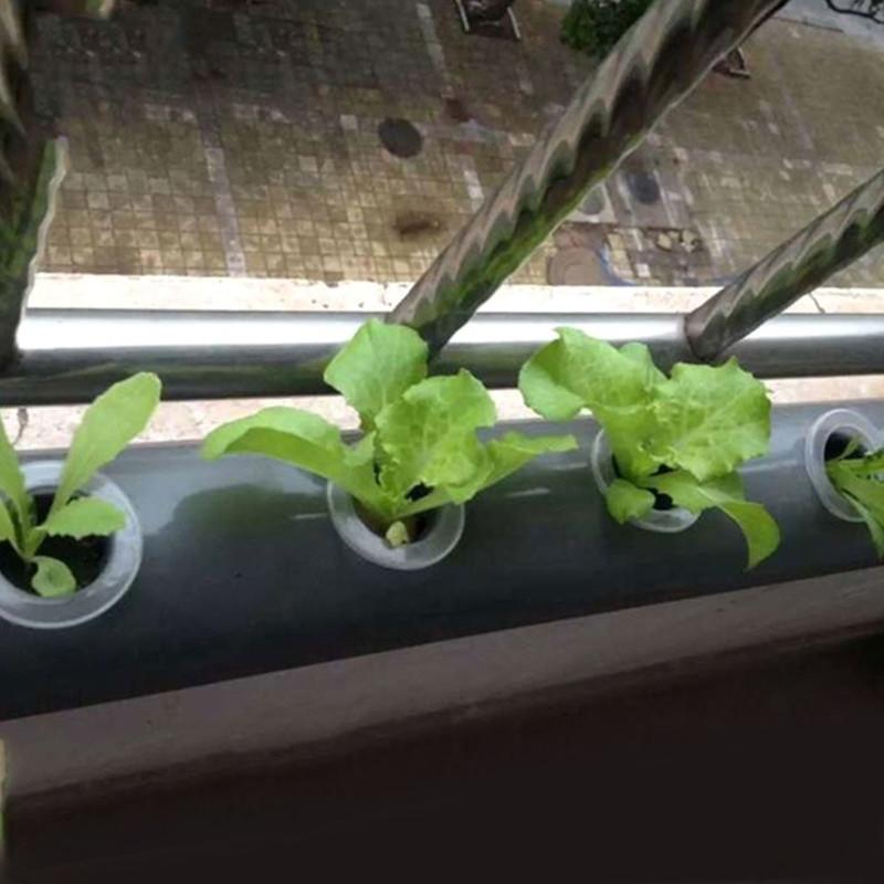 100 Stuks Plant Mand Houder Ingelaste Mesh Grondloze Cultuur Groente Netto Potten Manden Cups Voor Hydrocultuur Aquaponics Orchideeën
