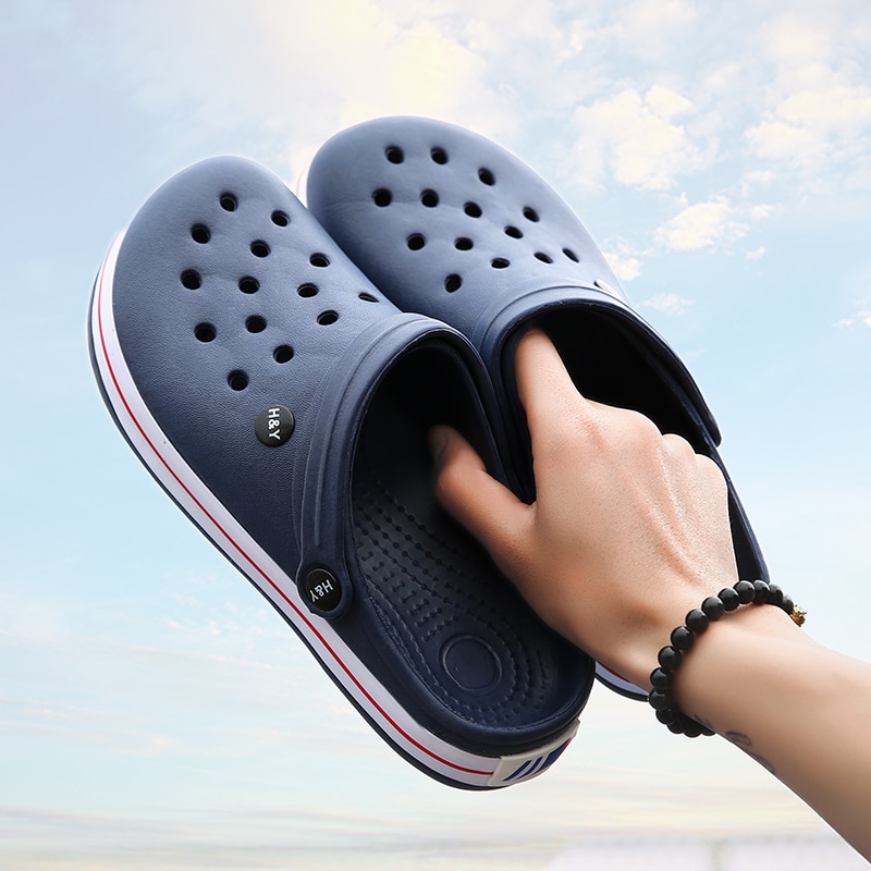 Sabot Original confortable femmes hommes classique sandales d'été en plein air chaussures de plage Fit Flop sans lacet jardin eau Ombre pantoufles