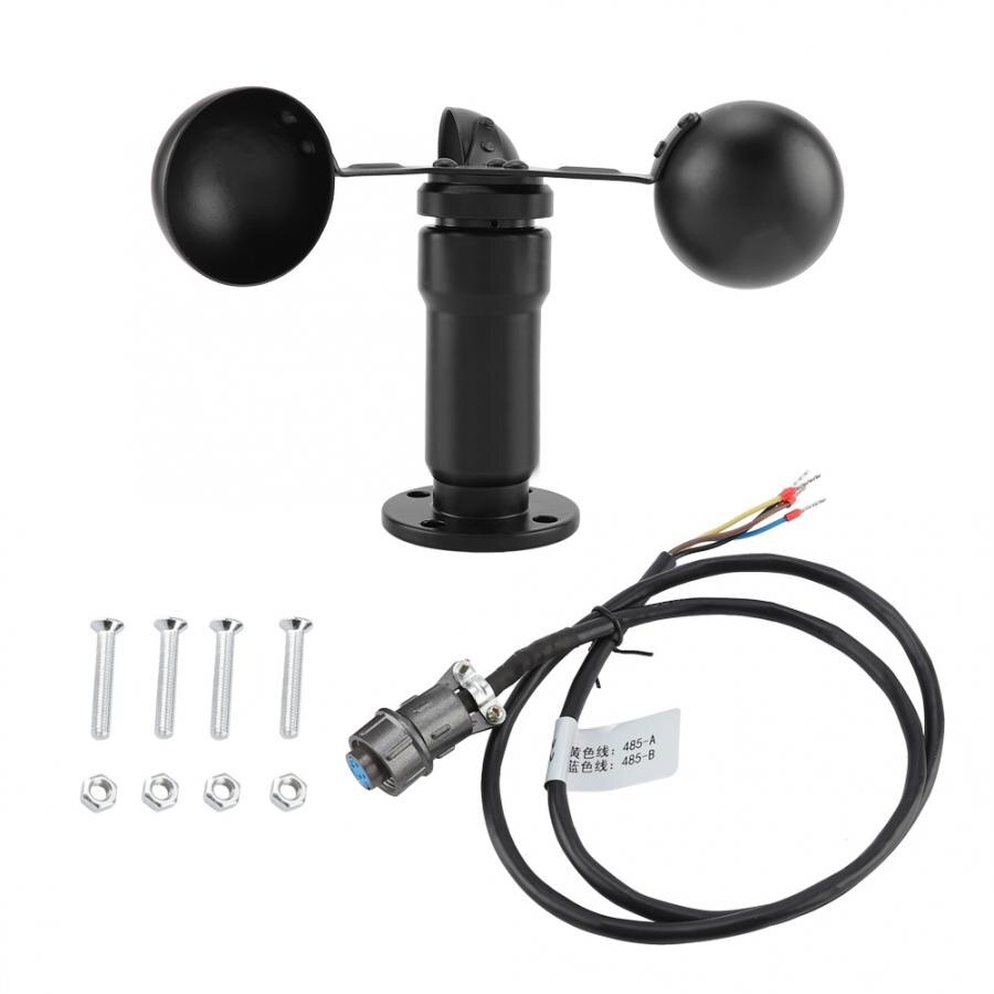 DC 12 - 24V Wind Geschwindigkeit Sensor Puls Signal Ausgang Aluminium Legiert Anemometer Wind Geschwindigkeit Messgerät
