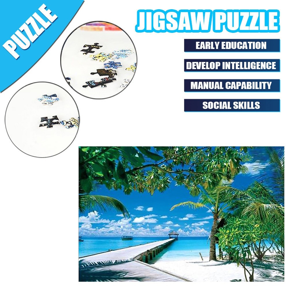 Puzzle 1000 Pieces Adult Puzzle Jigsaw Puzzles Adulto Educational Toys Focus On Decompressing Jigsaw Antistress Toys