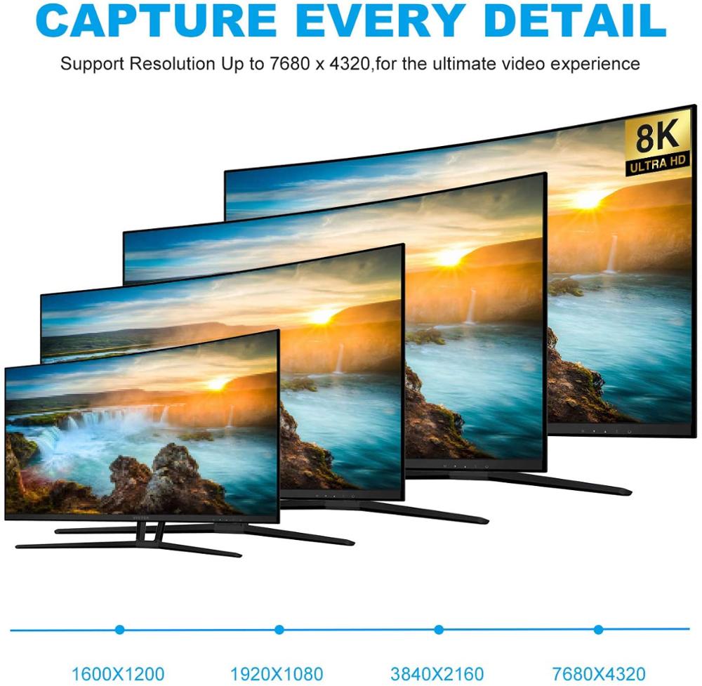 AIXXCO DisplayPort 1.4 Cable 8K 4K HDR 165Hz 60Hz Display Port Adapter For Video PC Laptop TV DP 1.4 1.2 DP Cable