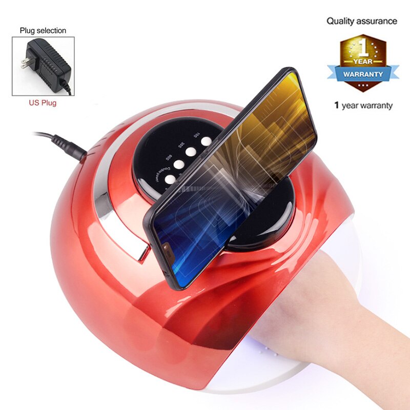 XZM-Lámpara de uñas LED UV de alta potencia, geles Unhas, 42 LED, secador de uñas, herramientas de curado rápido, luz de Gel, 168W: m5plus red-us