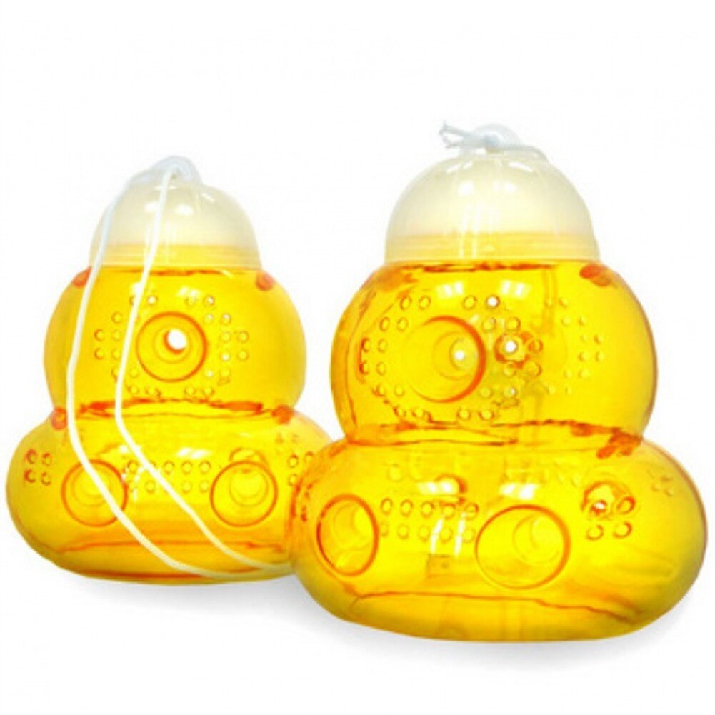4PCS Wasp Trap for Outdoor Plastic Reusable Hornet Yellow Jacket Bee Insect Traps Hanging Deterrent for Outside