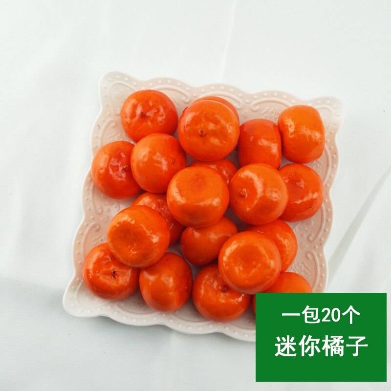 20pcs Simulation Small Fruits Mini Fruits and Vegetables Models DIY Handmade Props Kindergarten Teaching Aids Home Decoration: mi ni ju zi
