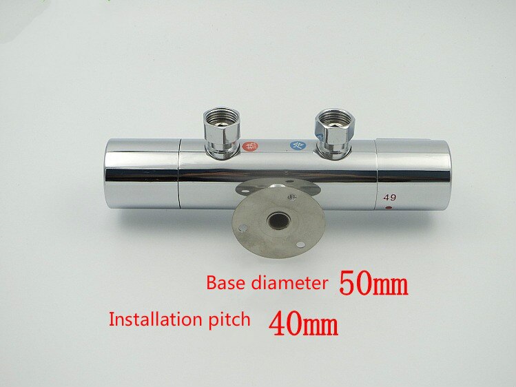 Thermostatische Douche Kraan Mengkraan Kraan Dual Handle Gepolijst