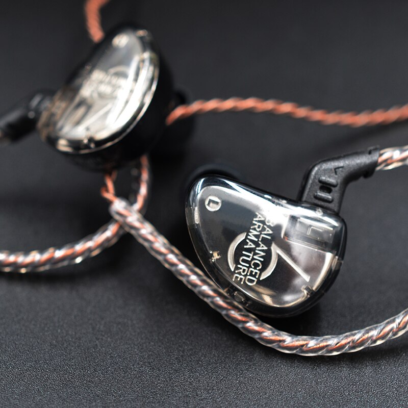 KZ AS06 3BA Balanced Armature In Ear Earphone HIFI Running Sport Earphones Earplug Headset KZ ZS10 ZSX ZST AS16 ZSN ZSTX V90 BA5
