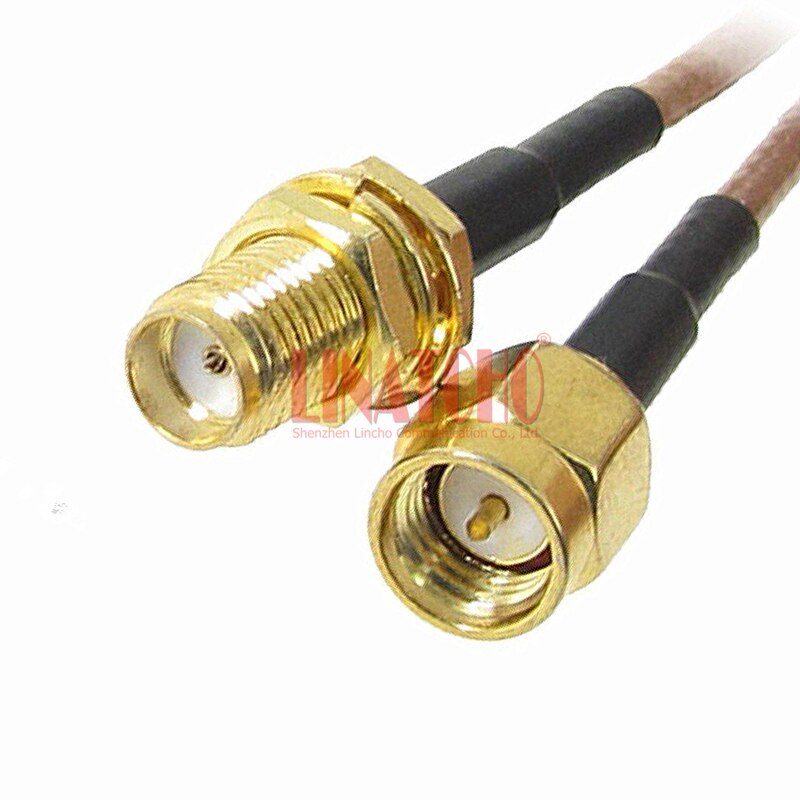 10cm small RG316 pigtail cable SMA female to SMA male jumper cable