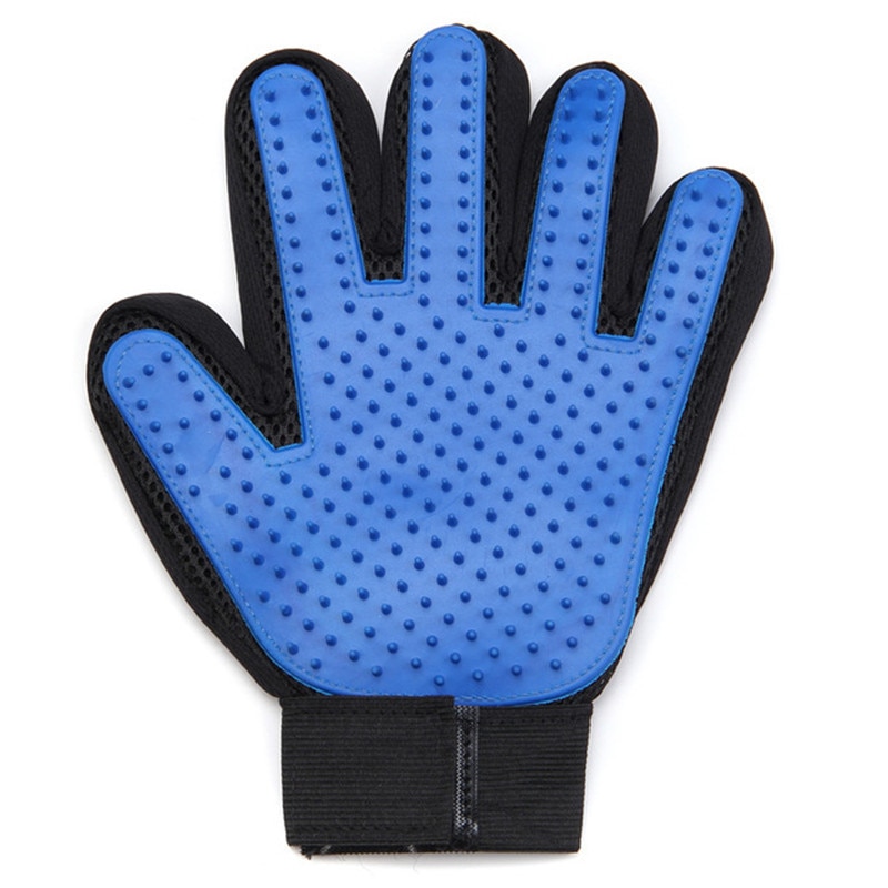 Guante para el cuidado del pelo de gato, guante para quitar el pelo, peine de silicona, guantes para cepillar de manera suave y eficiente, para masaje de limpieza de mascotas y perros