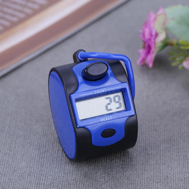 Contador electrónico de mano con pantalla LCD, Mini contador manual para personas
