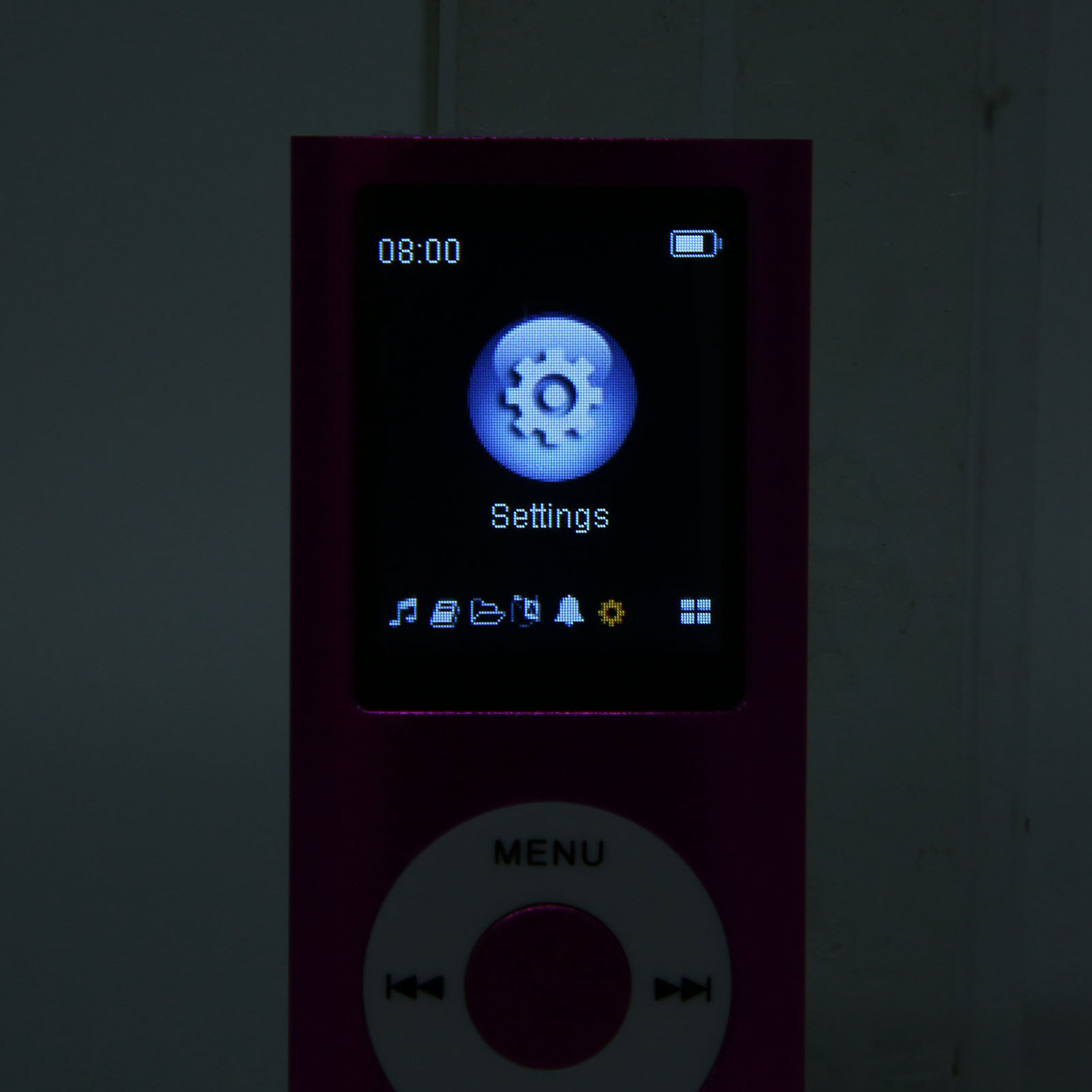 LCD Player MP3 Player 1.8in Player Support Memory Card Ultra Thin LCD MP3 Player with Bluetooth for Students Running Walking