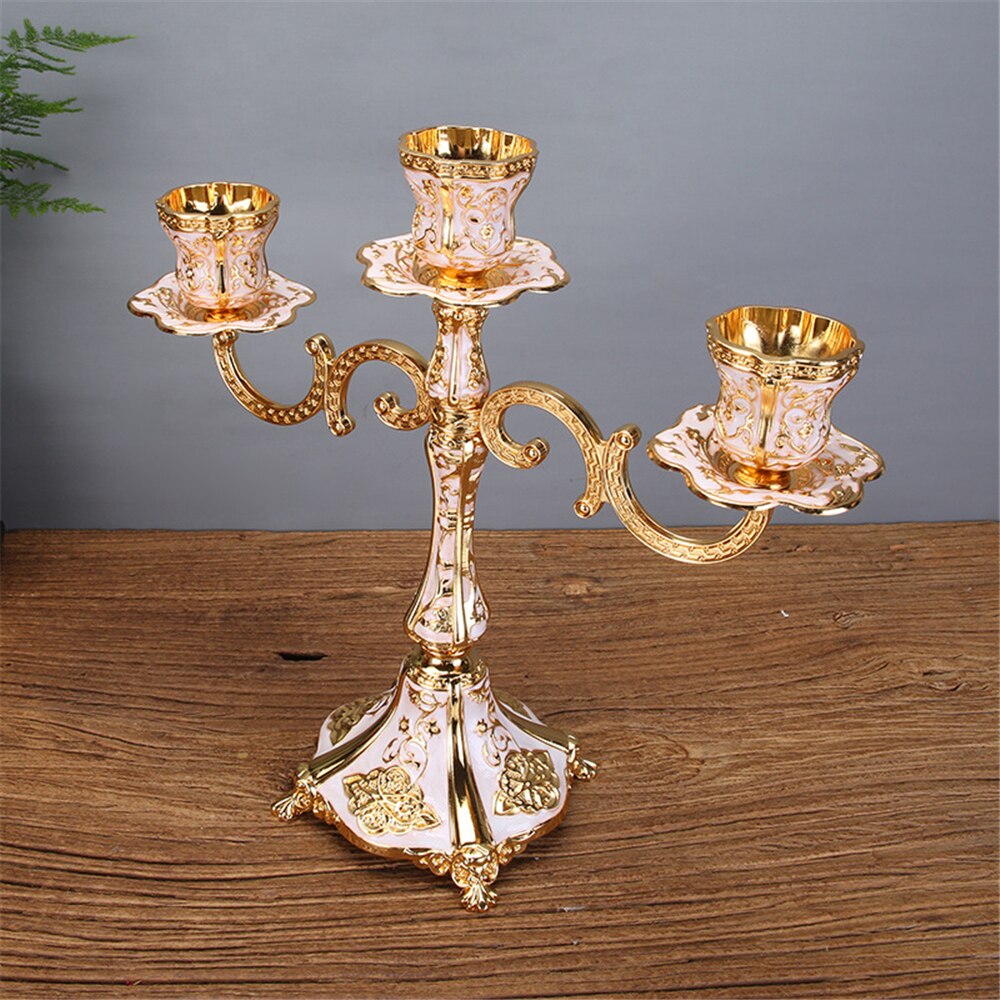 Imuwen metal lysestager lysestage luksus bordplade bryllup centerpieces lysestager til boligindretning lysestager