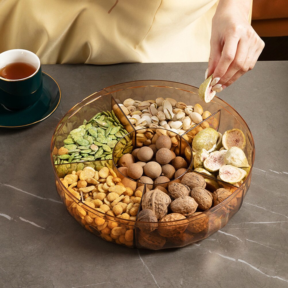 Dried Fruit Snack Plate Portable Appetizer Serving Platter Party Dried Fruit Plate