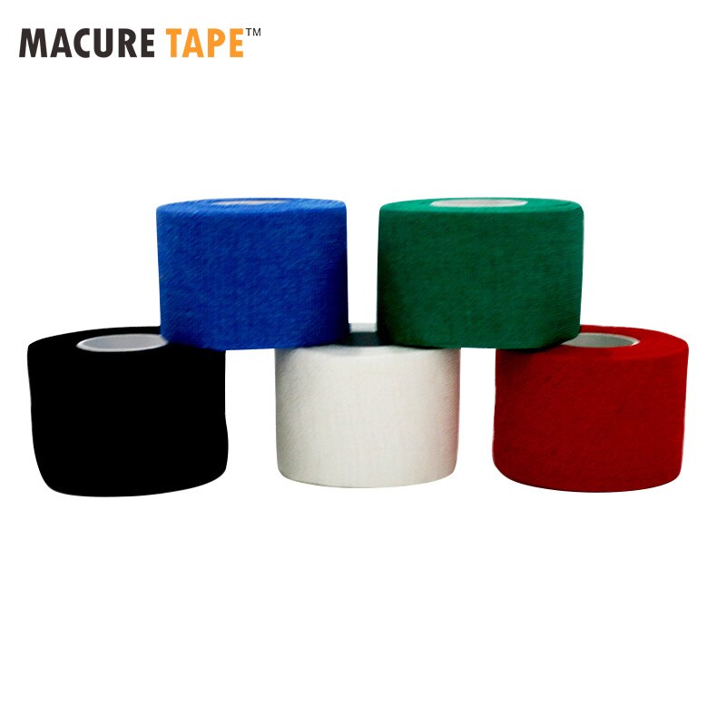 5 ruller/parti 3.8 cmx 9.1m gasbind golftape g-tape ishockey grip tape godt grep for hockeyhansker hindrer sovetape