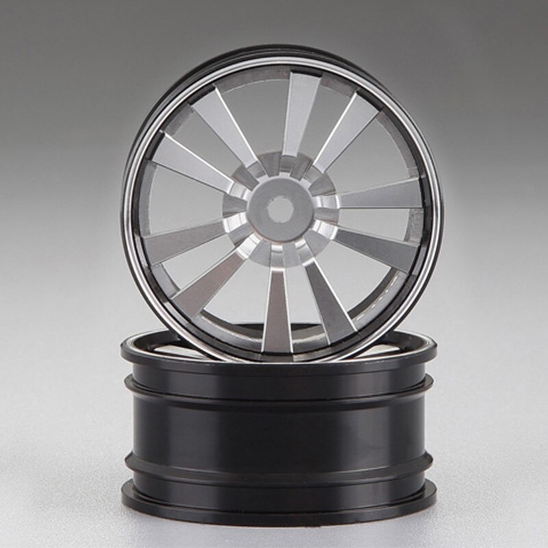 Killerbody Aluminum Alloy Wheel Fit for 1/10 RC Touring Car: 48491SIL