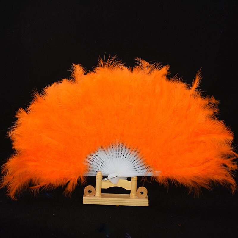 Super Grote Veer Fan Kalkoen Prestaties Feestartikelen Zachte Pluizige Burlesque Wedding Hand Kostuum Fan: 7