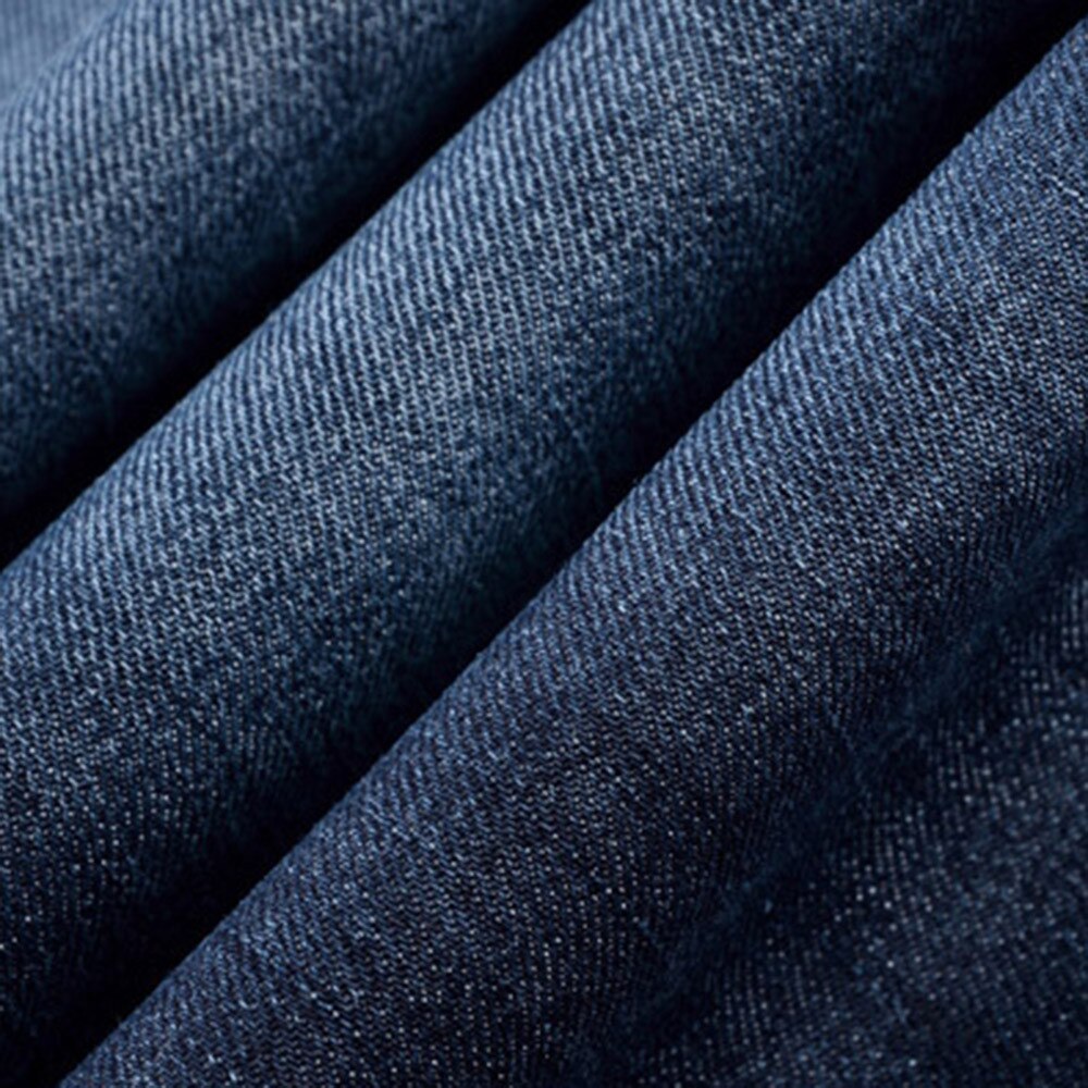 DOUDOULU Men's Casual Autumn Denim Cotton Hip Hop Loose Work Long Trousers Jeans Pants men jeans pants slim fit #30