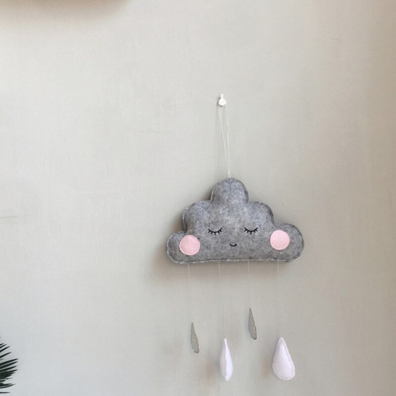 Requisiten Regenbogen wolken Neugeborenen Baby Schlafzimmer Dekor Hängen Spielzeug freundlicher Krippe hängen dekoration freundlicher Spielen Zelt Dekoration Zelt