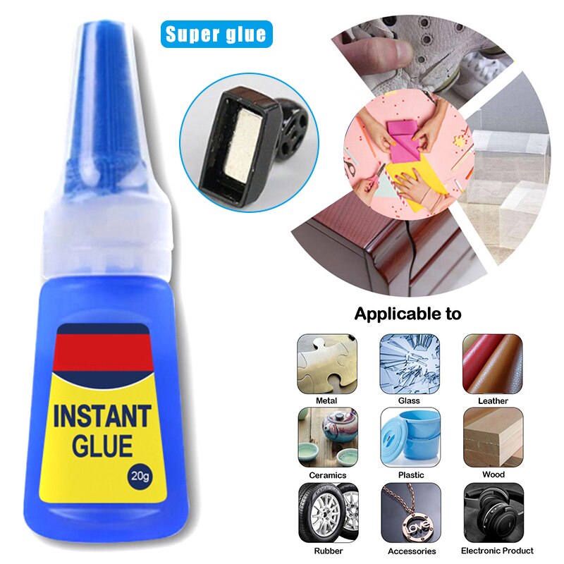 Instant lim multi-purpose super selvklebende gjør-det-selv bærbare for hjemmet metall plast qjs shop