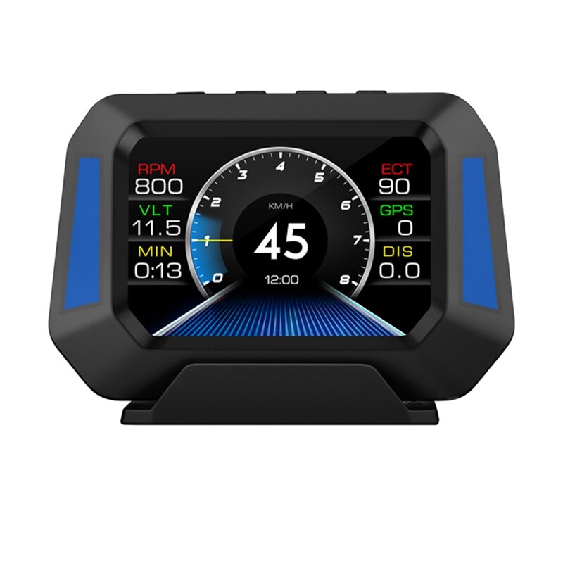 Inclinómetro de 4x4 para coche, Sensor de nivel, HUD, gradiente, GPS, sistema de vehículo todoterreno en tiempo Real, velocímetro, accesorios para coche, P21: Default Title