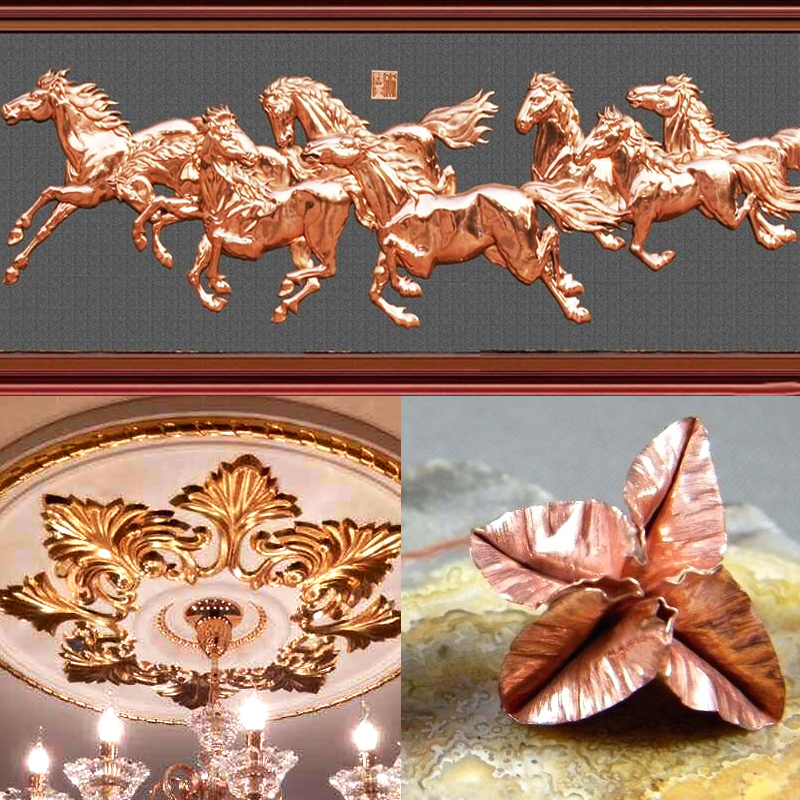 16 cm/14 cm 100 stks/pak Imitatie Bladgoud Papier Goudfolie Vellen Vergulden Koperfolie voor Kunst ambachten Schilderen Zilverfolie