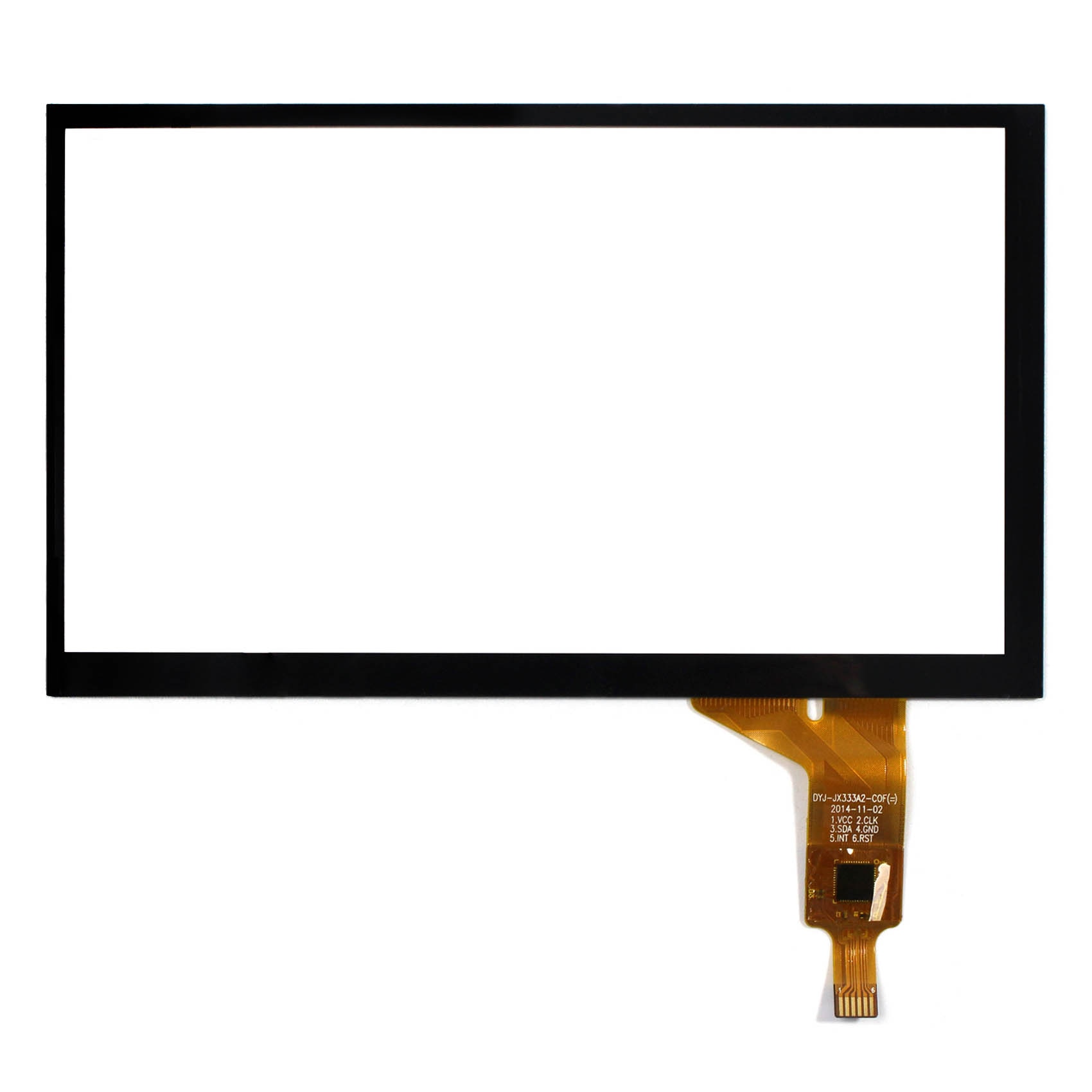 Dimensioni Dimensioni 163.6 Mm X 96.86 Mm 7 Pollici I2C Capacitivo tocco schermo Del Pannello Compatibile con 7 "800X480 schermo Lcd