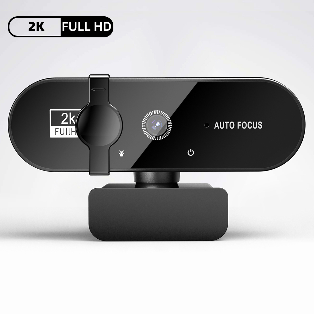 2K 4K Webcam 1080P Web Camera Cam Kan Met Microfoon Statief Voor Pc 1080P Autofocus Camera om Computer Usb Full Hd Web Camera: 2K Webcam