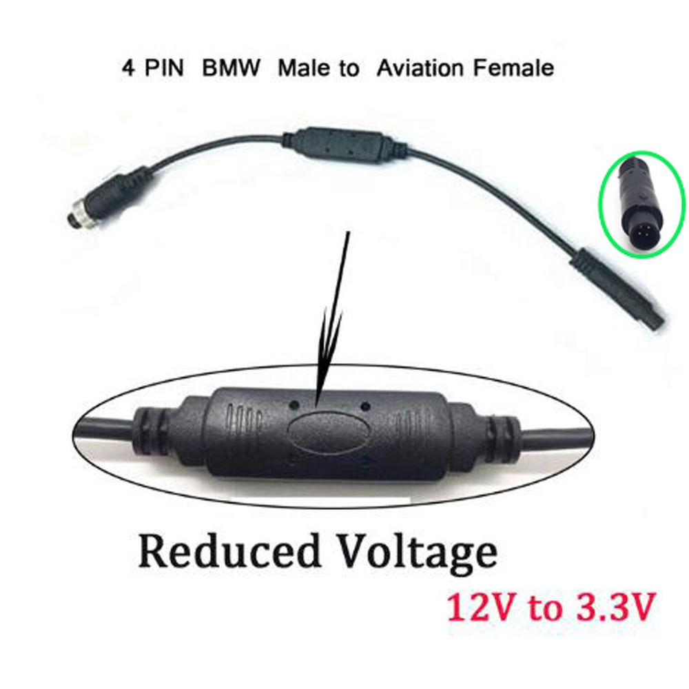 Car Video Cable RCA-4PIN For Car Rear View Camera Connect For Car Monitor DVD