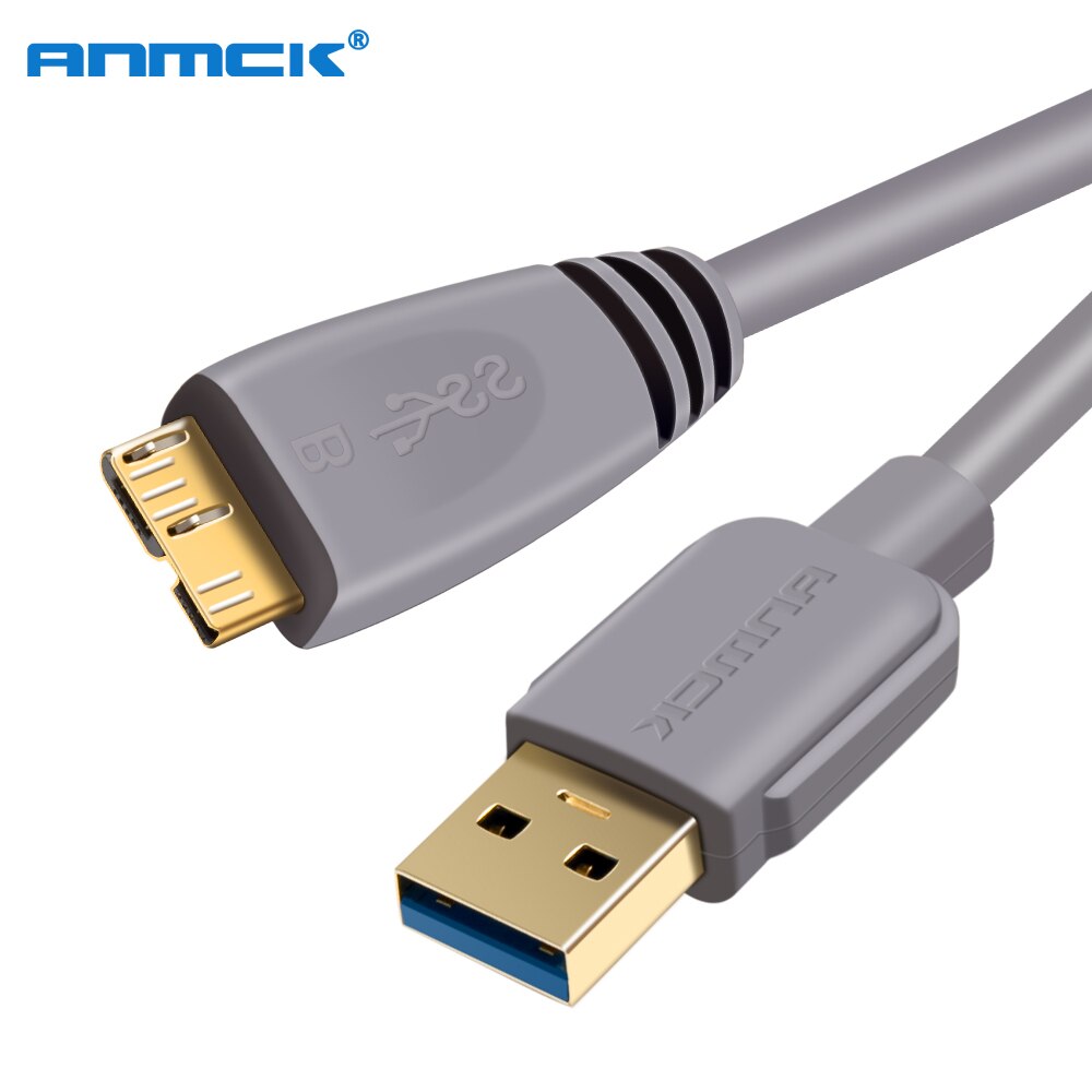 Hard Disk SSD Cable Sync Micro B USB 3.0 Super Fast Cord External Hard Drive HDD for Samsun S5 charging USB Hard Drive Cable