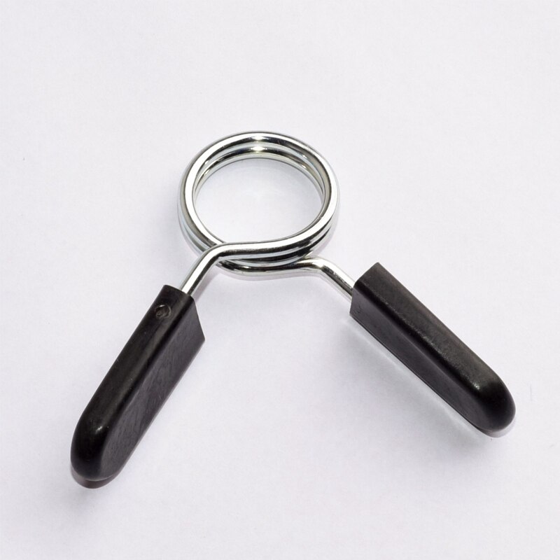 Abrazaderas para Barra de mancuernas, ganchos para barra de pesas, placa de peso, cierre de resorte para gimnasio en casa, accesorios para Barra de mancuernas de 25mm/28mm/30mm, 1 par