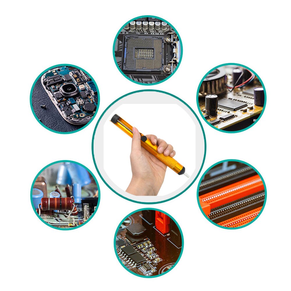 Desoldering Pump Pen Suction Tin Sucker Gun Tool Remove Tin Wire Vacuum Soldering Iron Welding Tools For PCB Circuit Hand Rework